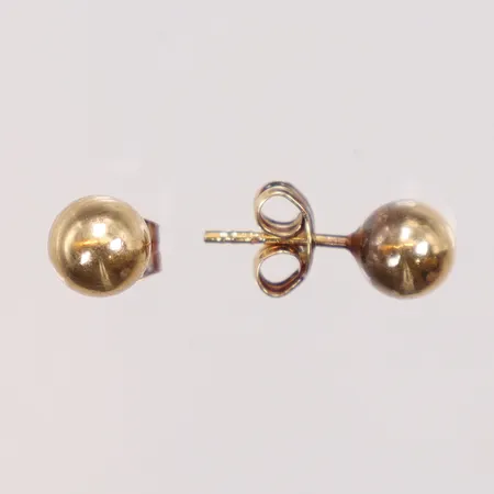 Ett par Örhängen kulor Ø5mm 18K Vikt: 0,6 g