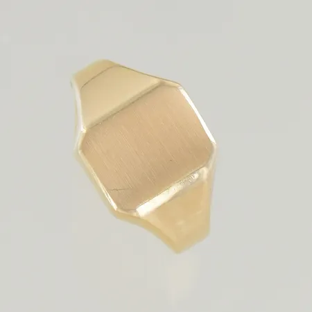 Ring stl 19 bredd 12 mm, 18K Vikt: 2,7 g
