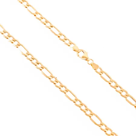Kedja Figaro längd 50,5cm bredd 5mm, ihålig, 18K 8,5g.