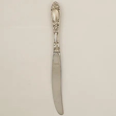 Förrättskniv med blad i rostfritt stål längd 17cm silver bruttovikt 40,3g Vikt: 40,3 g