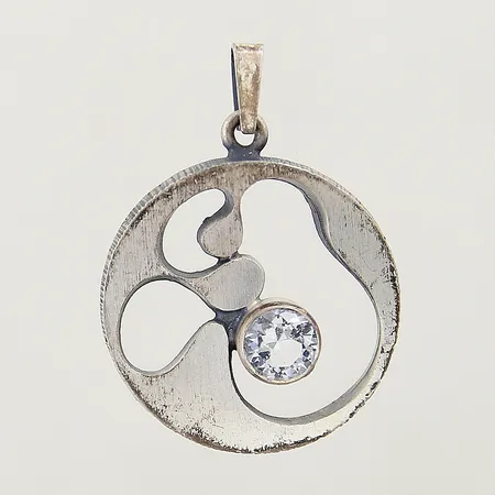 Hänge med bergskristall Karl Laine 38x28mm silver 925/1000 Vikt: 5,1 g