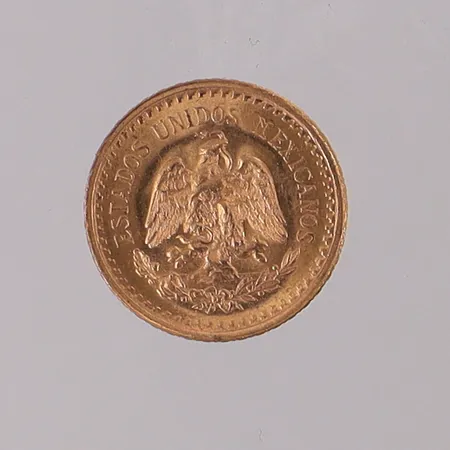 Mynt 2,5 pesos, Mexico 1945, 21,6K Vikt: 2,1 g