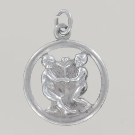 Hänge längd 2 cm bredd 1,5 cm ,silver 835/1000 Vikt: 0,9 g