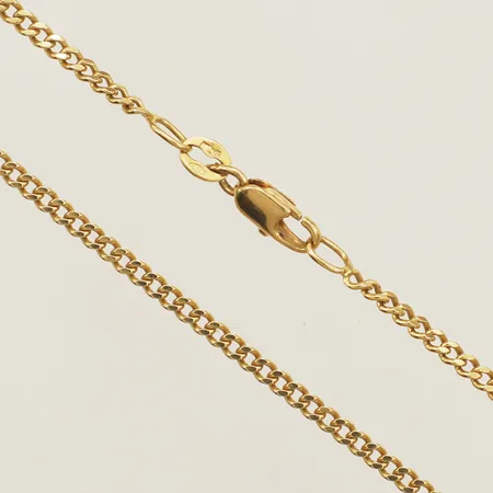 Kedja Pansar längd ca 49cm bredd 2,0mm 18K Vikt: 6,9 g