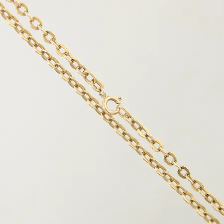 Kedja oval Ankarlänk längd 70cm bredd 3,7mm 18K Vikt: 20,6 g