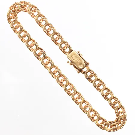 Armband Bismarck19,5cm, bredd: 5,8mm, 18K Vikt: 13,4 g