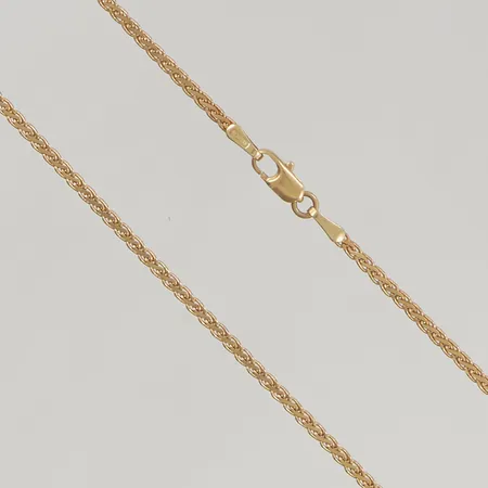 Kedja 42cm bredd:1,9mm, 18K 5,3g.