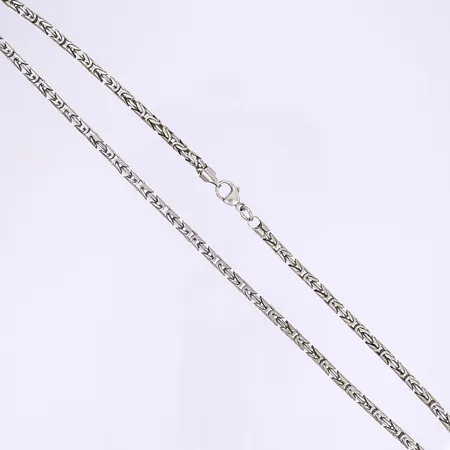 Halskedja Kejsar 49cm bredd 4mm silver 925/1000 Vikt: 28,7 g
