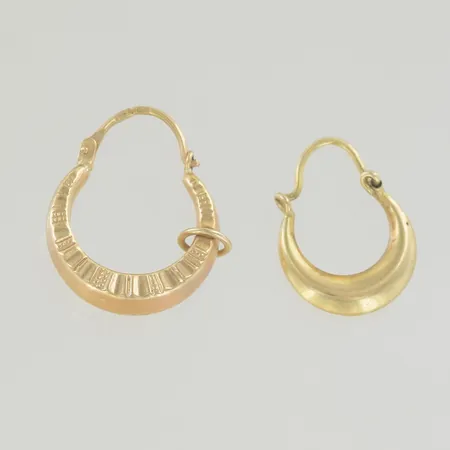 Singel örhängen, 18K Vikt: 1,6 g