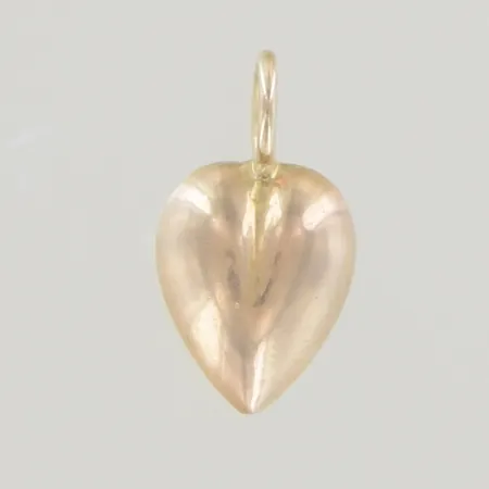 Hänge hjärta längd 1 cm bredd 6 mm,18K Vikt: 0,2 g