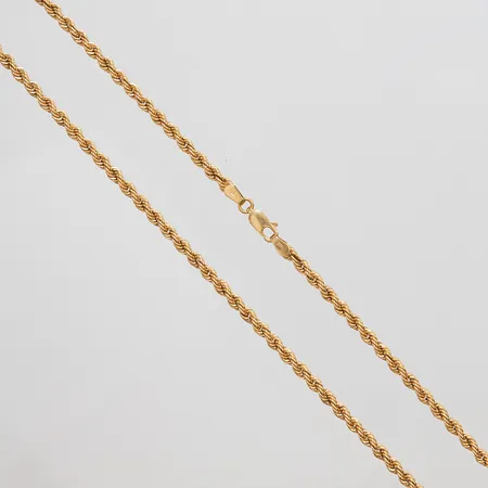 Kedja Cordell längd 50,5cm, bredd 3mm, GHA, 18K Vikt: 6,9 g