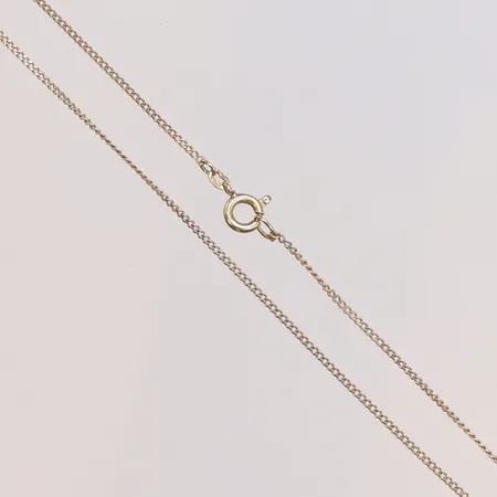 Halskedja Pansar, längd 41,5cm, bredd 1mm, 18K Vikt: 1,6 g