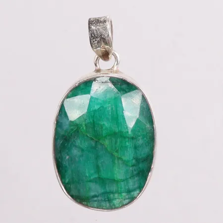 Hänge med larimar längd 4cm bredd 21,3mm silver 925/1000 Vikt: 12,2 g