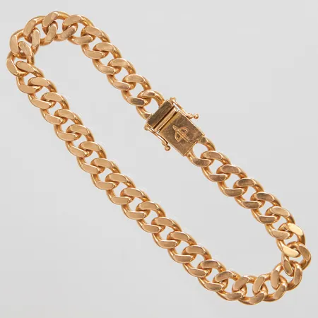 Armband Pansar längd 22cm, bredd 8mm, Balestra, 18K Vikt: 44,1 g