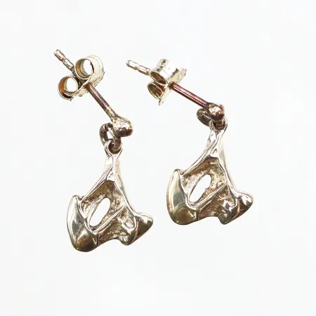 Ett par örhängen, 18mm, stift, 925/1000 silver Vikt: 1,8 g