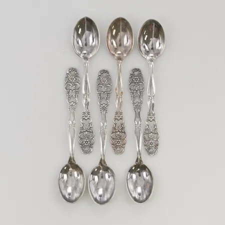 Skedar 6st Mignon 98mm, silver s830/1000 47,6g.