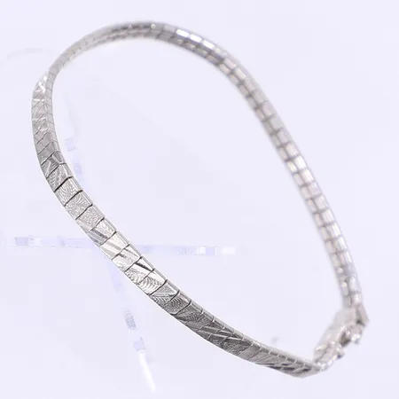 Armband 19cm bredd 3mm silver 835/1000 Vikt: 7,2 g
