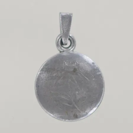 Hänge medaljon längd 2,5 cm bredd 1,5 cm ,silver 835/1000 Vikt: 3,6 g