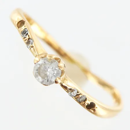 Ring stenar, defekt, 18K.  Vikt: 1,6 g