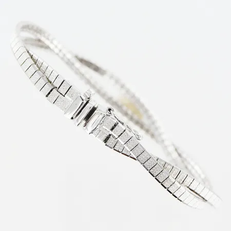 Armband längd 19cm, bredd 6mm, silver 830/1000 Vikt: 17,1 g