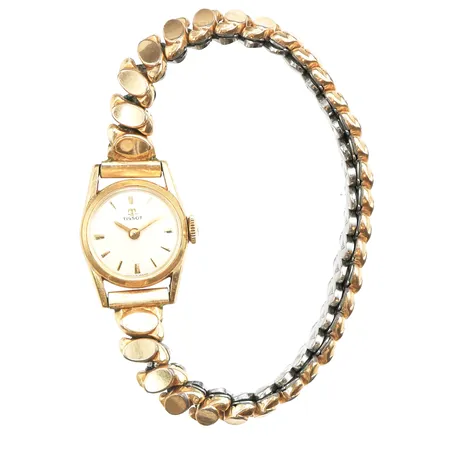 Damur Tissot 14K, 18mm, manuell, repigt glas, flexband, inga tillbehör