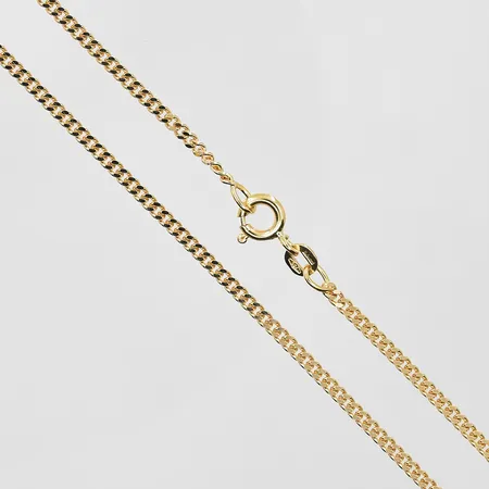 Kedja Pansar längd 42 cm, bredd 2 mm, 18K. Vikt: 6,5 g