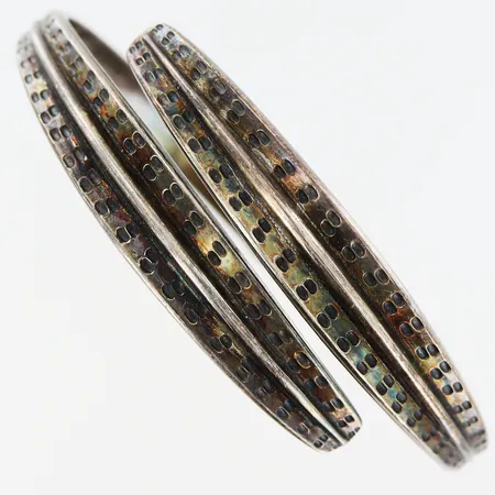 Armband David Andersen Norge 62x58mm, stelt, skevt, sterling, silver 925/1000 Vikt: 40,8 g
