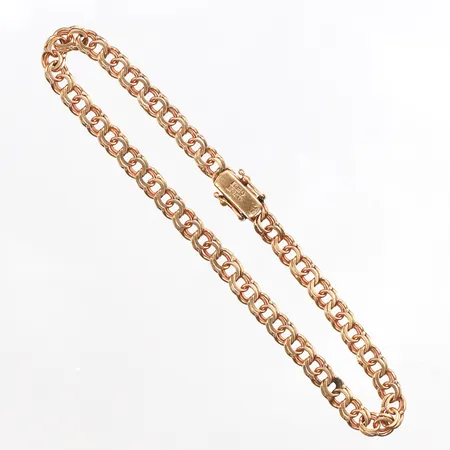 Armband Bismarck, 19cm, bredd: 4,3mm, 18K Vikt: 6,5 g