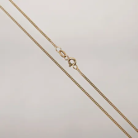 Kedja pansar längd 46cm bredd 1,3mm 18k Vikt: 3,4 g