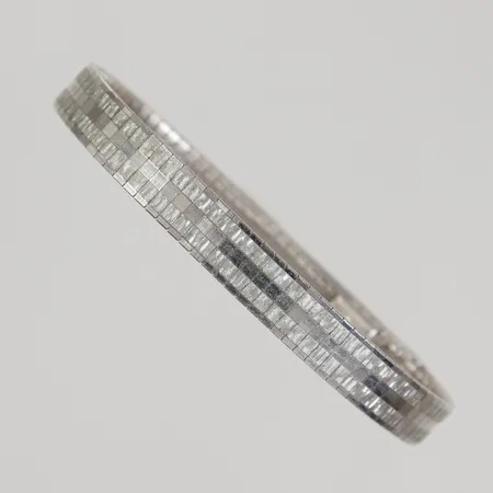 Armband halvstelt 18cm, bredd 8mm, 835/1000 silver Vikt: 15,8 g