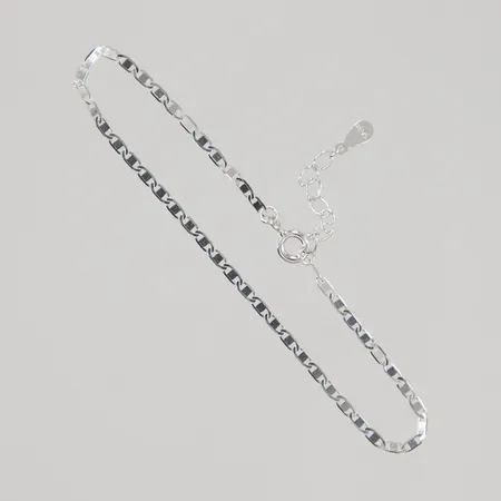 Armband 15,5cm bredd 1,7mm, Glitter, 925/1000 silver, Vikt: 0,9 g