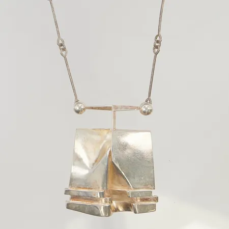 Collier Lapponia längd ca77cm, 50x60mm silver 925/1000, 59,6g.