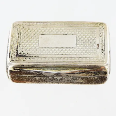 Dosa med lock 10x38x22mm, silver 830/1000 Vikt: 17,9 g