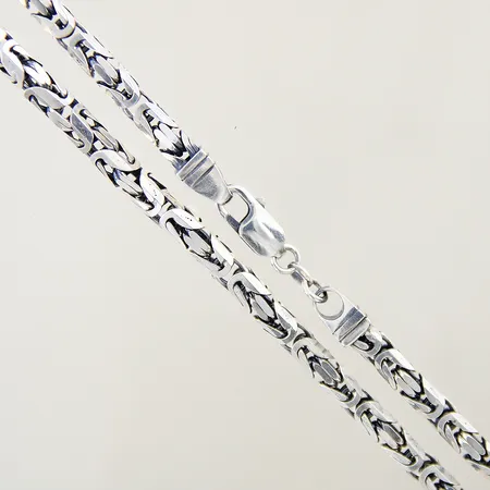Kedja rundad Kejsarlänk längd 50cm bredd 5mm silver 925/1000 Vikt: 57,3 g