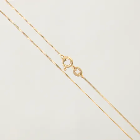 Kedja Pansar längd 43,5cm bredd 0,8mm 18K Vikt: 1,4 g