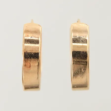 Örhängen creoler Ø21mm bredd 5,3mm något buckliga 18K Vikt: 1,7 g