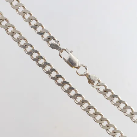Kedja Pansar längd 43cm bredd 6,5mm Silver 925/1000. Vikt: 34,6 g