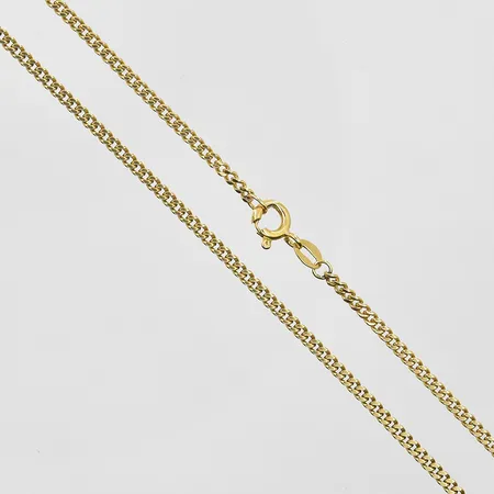 Kedja Pansar längd 46½ cm, bredd 2 mm, 18K. Vikt: 7,2 g