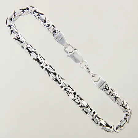 Armband Kejsar GHA längd 22cm bredd 5,2mm silver 925/1000 Vikt: 24,9 g