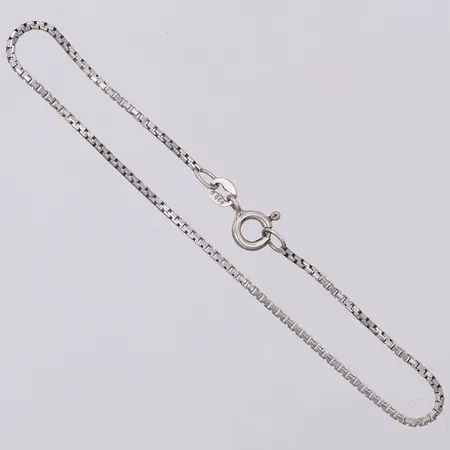 Armband Venezia längd 18cm bredd 1,4mm, kattfot, silver 835/1000 Vikt: 1,7 g