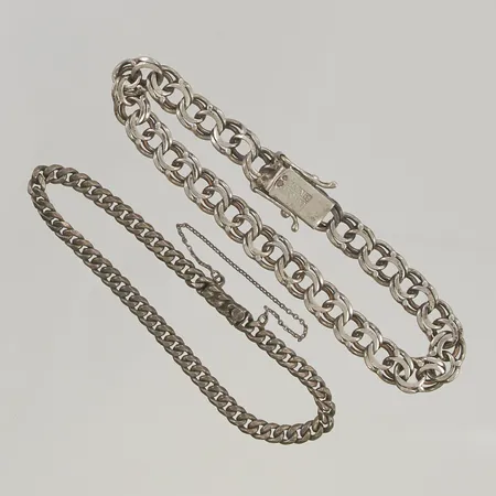 Armband slitna silver 830/1000, 22,5g.