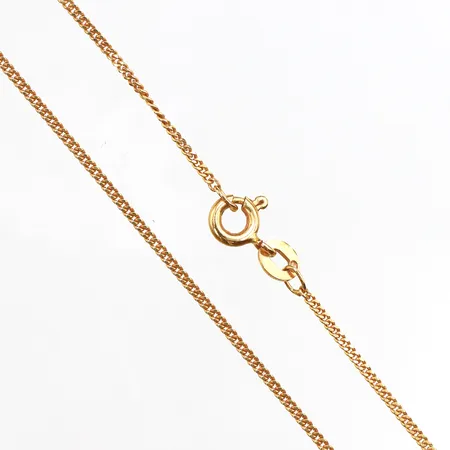Kedja pansar 43cm, bredd: 1,2mm, 18K Vikt: 2,5 g