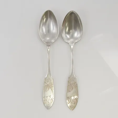 2 Skedar Tornedal 17,5cm, 830/1000 silver, Vikt: 70,6 g