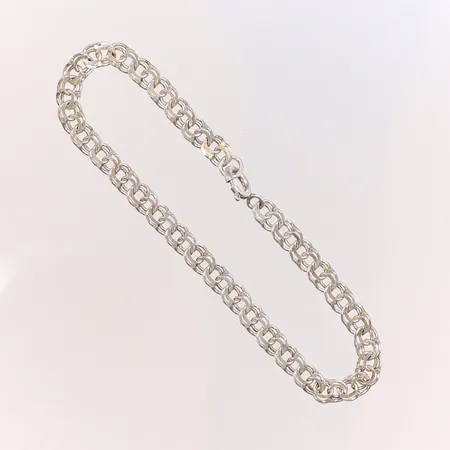 Armband Bismarck, längd 18cm, bredd 5mm, 925/1000 silver Vikt: 4,5 g