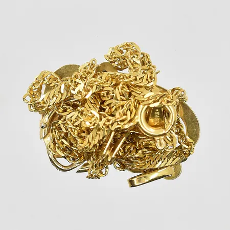 Diverse defekt guld 18K Vikt: 7 g