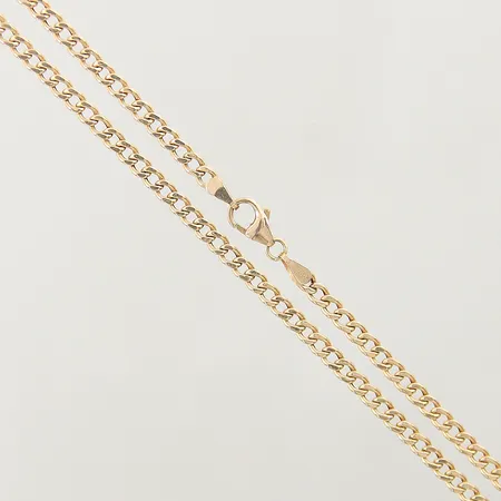 Kedja Pansar GHA längd 51cm bredd 3mm ihålig 18K Vikt: 4,9 g