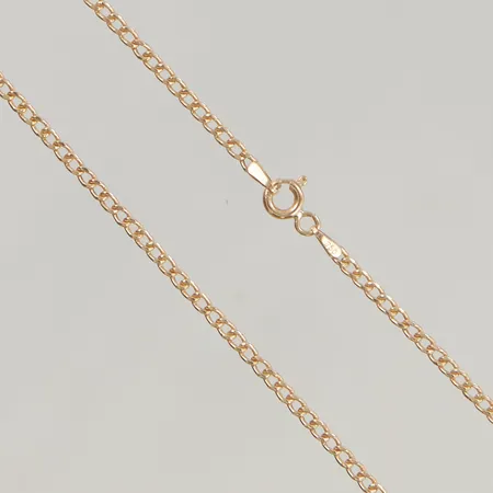 Kedja Pansar ihålig GHA 49cm, 18K 2,7g.