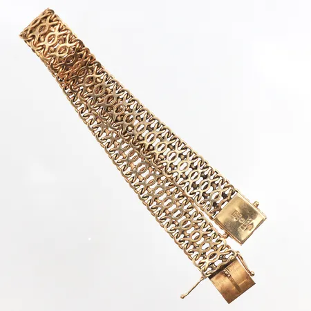 Armband 19cm, bredd: 11,7mm, 18K Vikt: 22,9 g