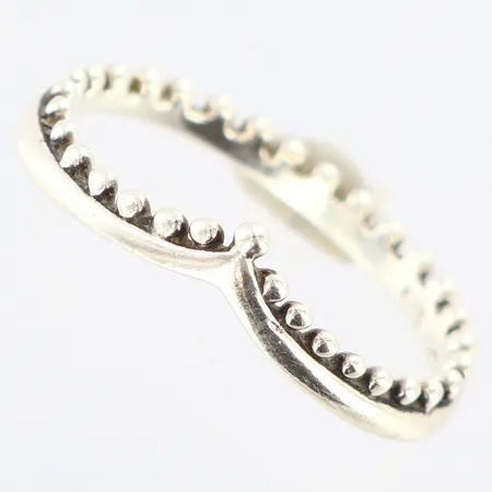 Ring stl:19, bredd 2mm, silver 925/1000 Vikt: 1,8 g