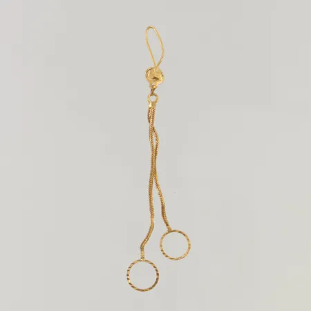 Örhänge 7,5cm, 21K 1,7g.